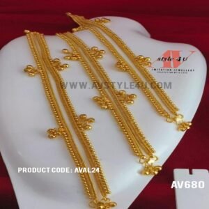 Micro Gold Plated Anklets