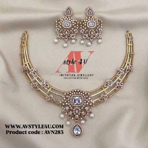 Kada Model CZ Necklace