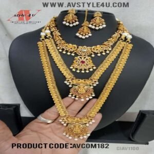 Elegant Matte Combo Jewellery