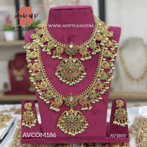 Matte Gutta Pusala Combo Jewellery