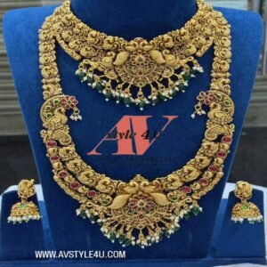 NO-IDOL / no god design Necklace and Haram Combo Jewellery