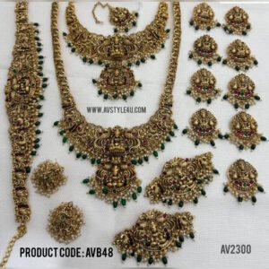 Green Beads Bridal Jewellery