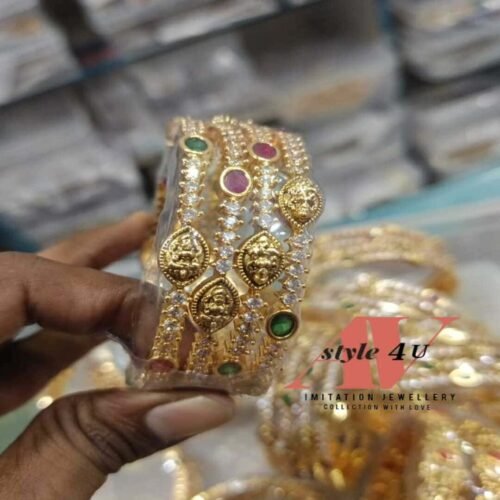 PREMIUM QUALITY CZ BANGLES (3) Elegant CZ Bangles Jewellery