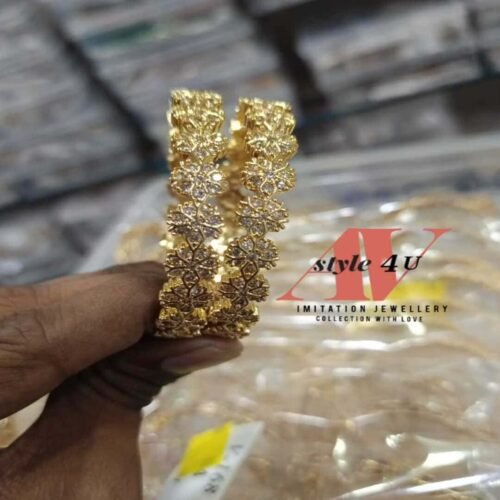 Elegant CZ Bangles Jewellery