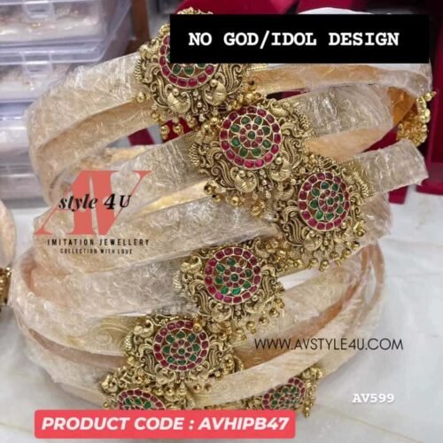 Plain gold hipbelt with big doller with no idol god design AVHIPB47-599 Plain Gold Hip Belt with Big Dollar Design