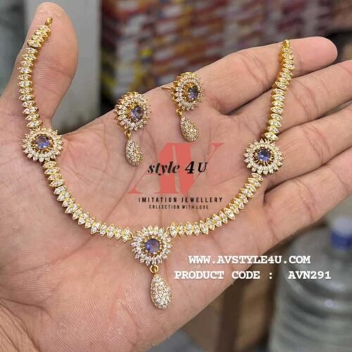 Elegant CZ Simple Necklace