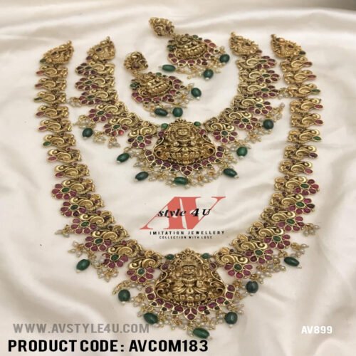 green beads combo 899 Green Beads Matte Combo Sets