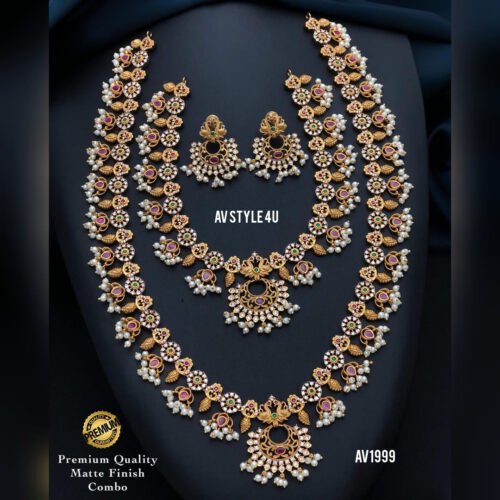 Guttapusala Necklace and Haram Combo