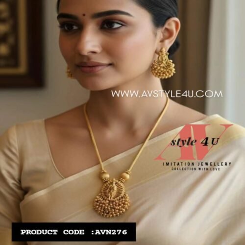 Matte Krishna Short Chain Necklace