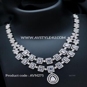 Two Layer CZ Necklace