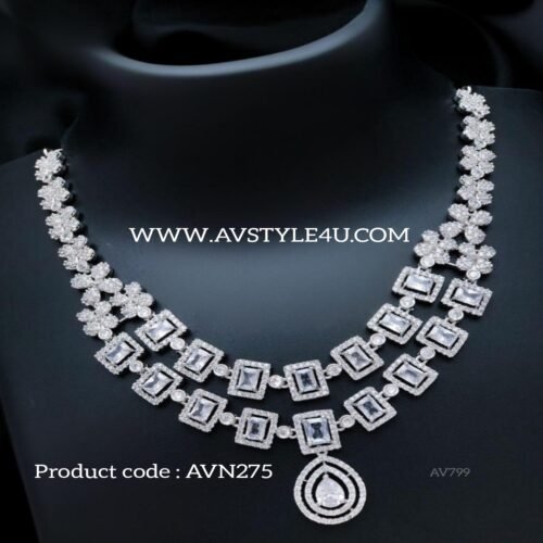 necklace (2) Two Layer CZ Necklace