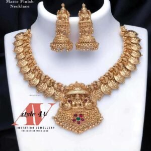 Matte Lakshmi Kasula Nakshi Necklace
