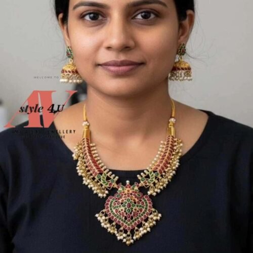 Matte Gutta Pusala Necklace