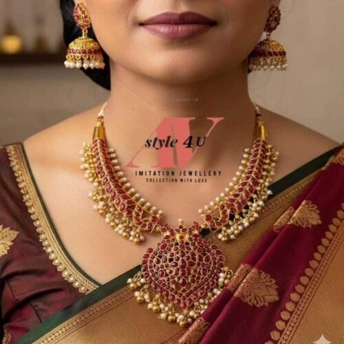 Matte Gutta Pusala Necklace