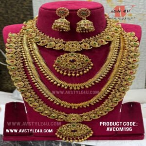 Elegant Matte Combo Jewellery Set