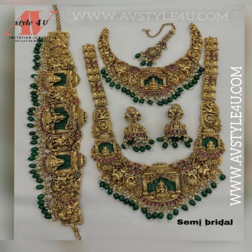 Nakshi Semi Bridal Jewelry Set