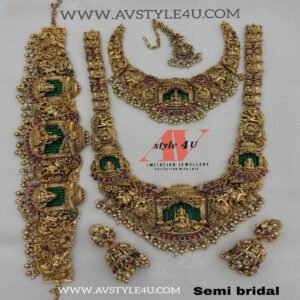 Nakshi Semi Bridal Jewelry Set