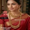 combo jewellery AVCOM198-899 Matte Necklace and Haram Combo Jewellery