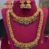 combo jewellery AVCOM198-899 (3) Matte Necklace and Haram Combo Jewellery