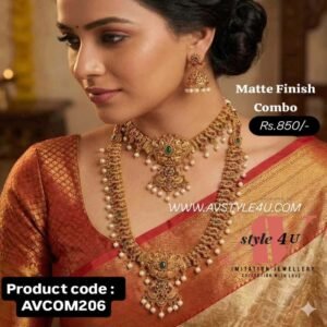 No Idol, No God Design Matte Combo Jewellery