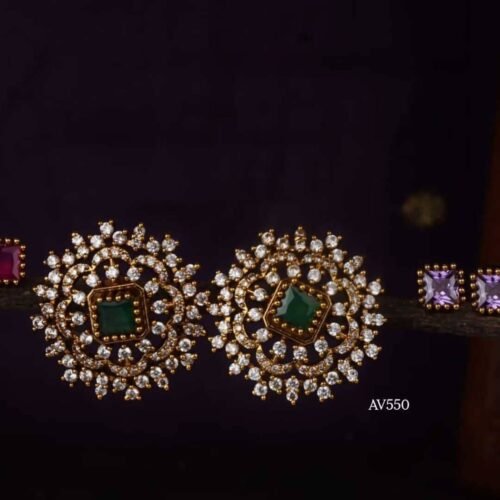 Diamond Finish Ear Studs