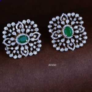 Diamond Finish Ear Studs