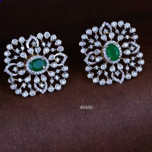 Diamond Finish Ear Studs