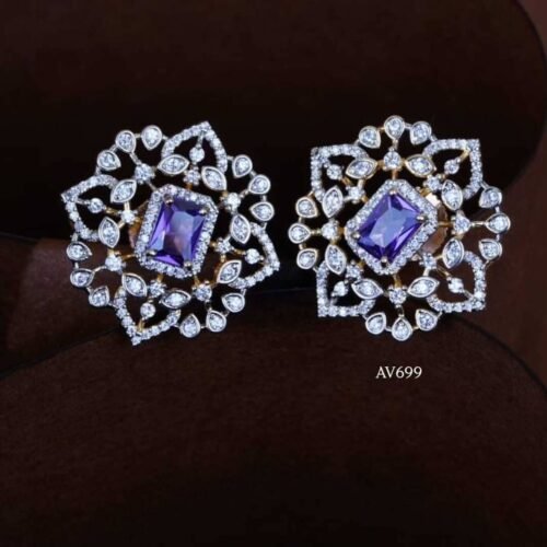 Diamond Finish Ear Studs