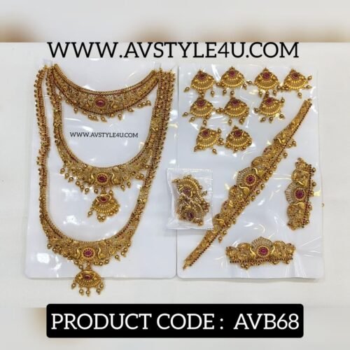 BRIDAL JEWELLERY AVB68-1500 Elegant Bridal Jewellery