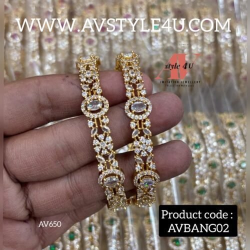 Elegant CZ Bangles