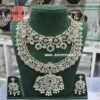 CZ Diamond Finish Choker & Haram Set