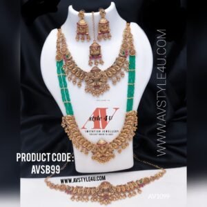 Matte Semi-Bridal Jewellery