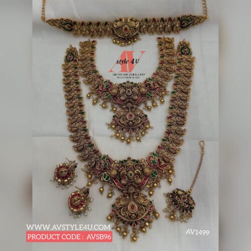 Semi-Bridal Jewellery: NO-IDOL-NO-GOD Design