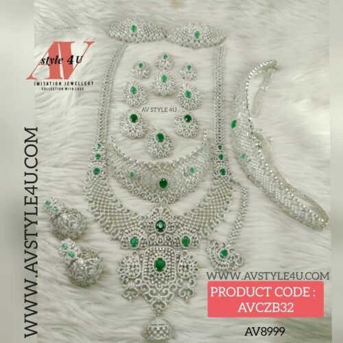 cz bridal jewellery avczb32 CZ Bridal Jewellery Collection