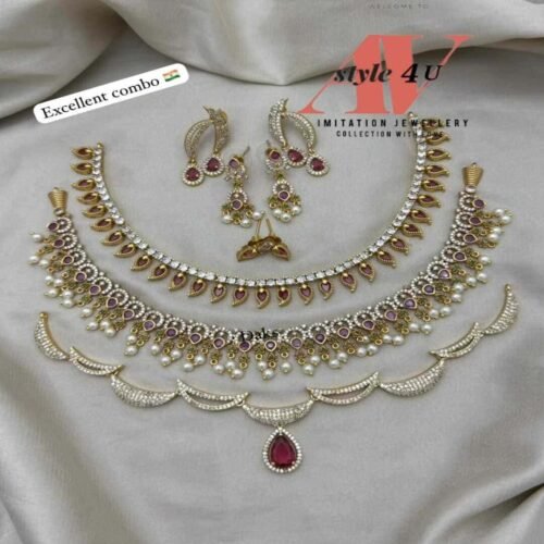 Elegant Combo  Necklace Jewellery Collection