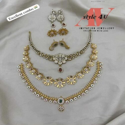 Elegant Combo  Necklace Jewellery Collection