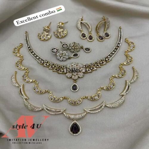 Elegant Combo  Necklace Jewellery Collection