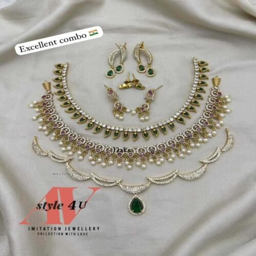 Elegant Combo  Necklace Jewellery Collection
