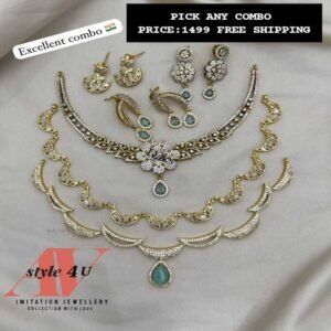 Elegant Combo  Necklace Jewellery Collection