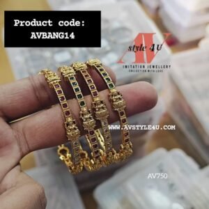CZ Lakshmi Design Bangles