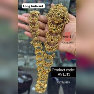 Elegant Long Jada With No idol or gold design Jewellery