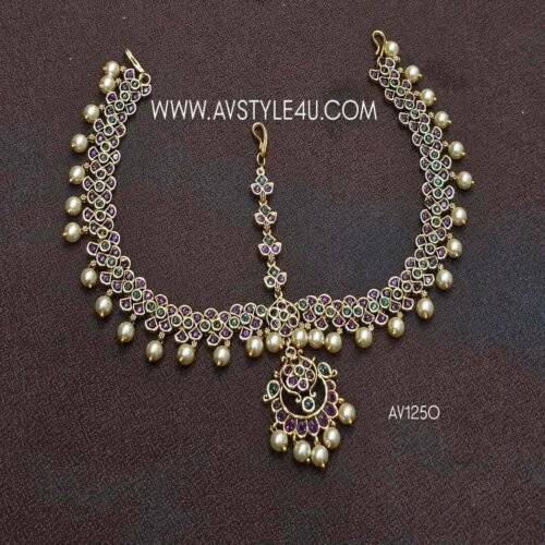 Elegant 3-Layer Bridal Tikka