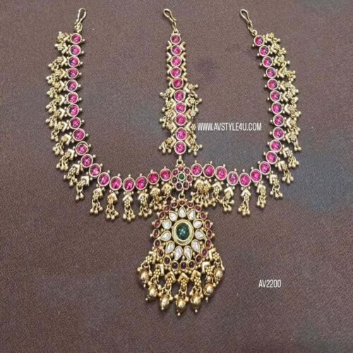 Elegant 3-Layer Bridal Tikka