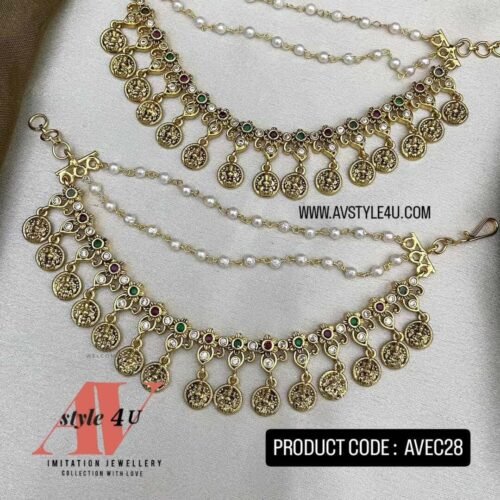 Elegant 3-Layer Ear Chain Jewellery