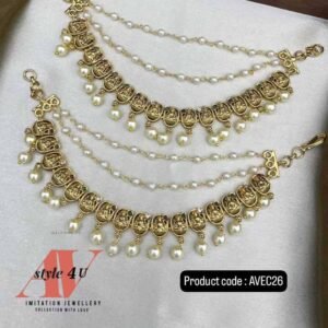 Elegant 3-Layer Ear Chain Jewellery