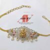 Silver and Gold Mixed CZ Small Choker