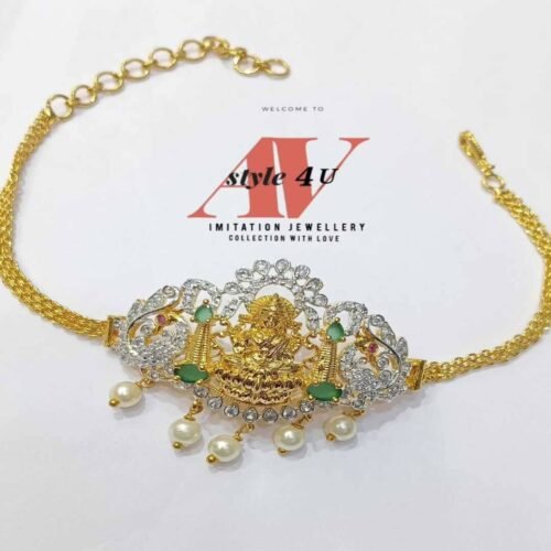Silver and Gold Mixed CZ Small Choker