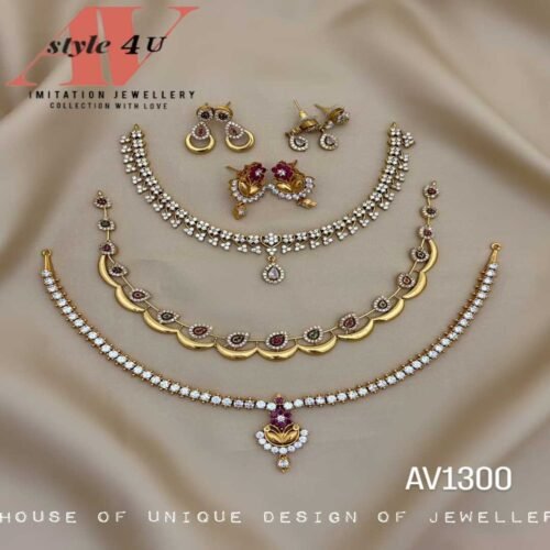 Elegant Necklace Combo Set
