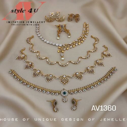 Elegant Necklace Combo Set
