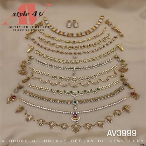 Necklace Combo Jewellery PRODUCT CODE- AVN328-3999 Elegant Necklace Combo Set